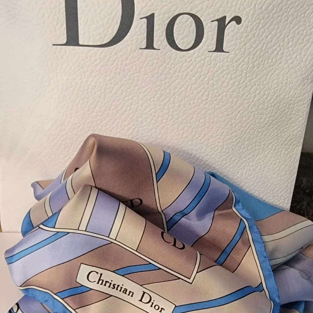 Christian Dior Like New Silk Scarf